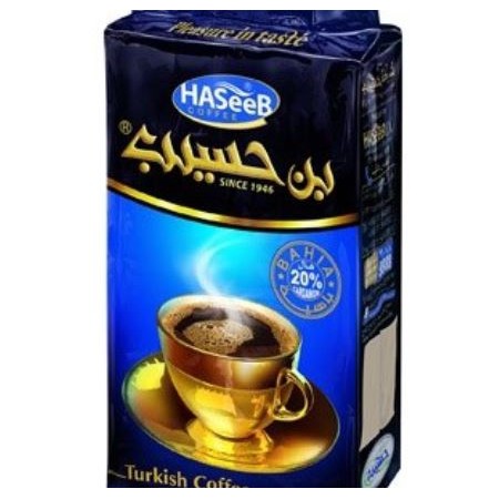 Turecká káva 20 % kardamón - HASEEB Coffe Blue Extra Cardamon